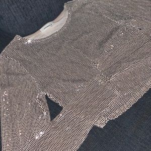 Sparkly skirt co-ord set